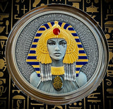 Niue 2025 $5 CLEOPATRA 2 Oz .999 Selectively Gold Plated Antique Silver Coin