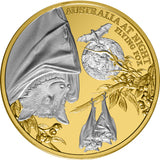 Niue 2023 $1 Australia at Night Flying Fox 1oz .9999 Gold Proof Coin 150 Mintage