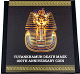 Solomon Islands 2025 50 Cents Tutankhamun Death Mask. Gold Plated 450 Made