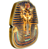 Solomon Islands 2025 50 Cents Tutankhamun Death Mask. Gold Plated 450 Made