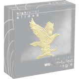 Australia 2023 $8 Australian Wedge-tailed Eagle 5oz .9999 Silver Proof High Relief Gilded Perth Mint Box
