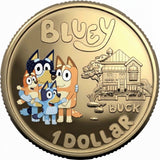 Australia 2024 $1 Bluey Dollarbucks Al-Br Coloured Uncirculated Coin: The Blue Heelers