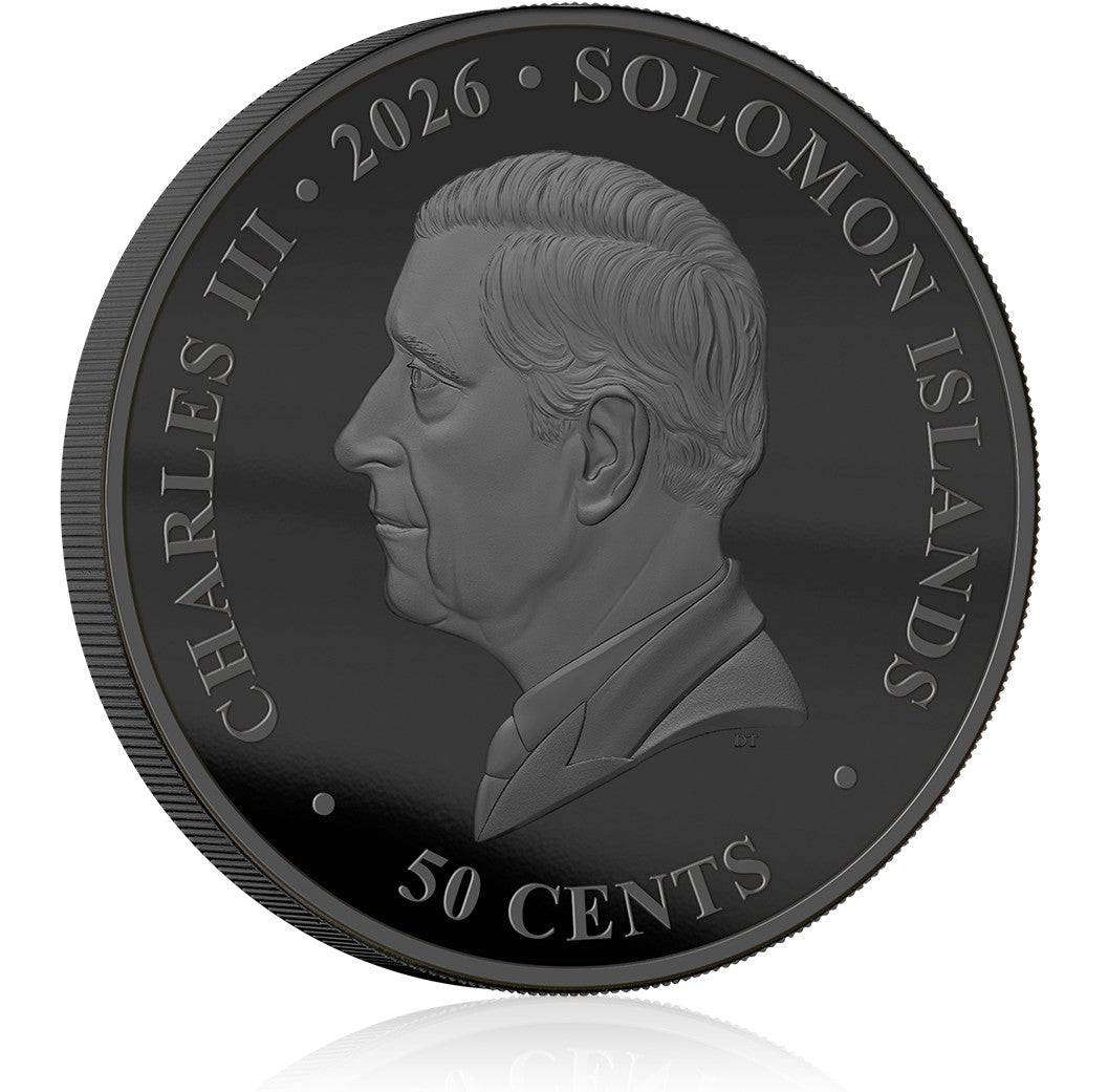Solomon Islands 2026 50 Cents They Shall Grow Not Old Limited Edition Red Poppy Obverse