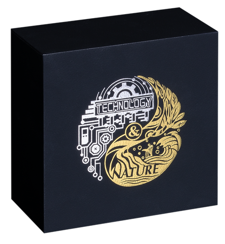 Samoa 2025 $5 NATURE AND TECHNOLOGY 2 Oz .999 Antiqued Silver Filigree Spherical Coin