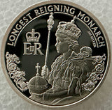 Tokelau 2017 $10 Queen Elizabeth II Longest Reigning Monarch .500 Silver Prooflike Coin