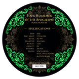 PRE-ORDER Carpathian Mint 2026 5 Thalers Four Horsemen of the Apocalypse Black Horse – Space Green 1 oz .999 Silver Coin