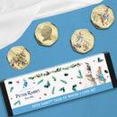 Solomon Islands 2026 50 Cents PETER RABBIT TALES OF WINTER 24 Karat Gold Plating Proof-like Limited Edition Box and Coins