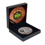 Samoa 2026 $1 20,000 LEAGUES UNDER THE SEA High Relief Rotating 15 grams .999 Silver & Copper Bimetal Antique Case