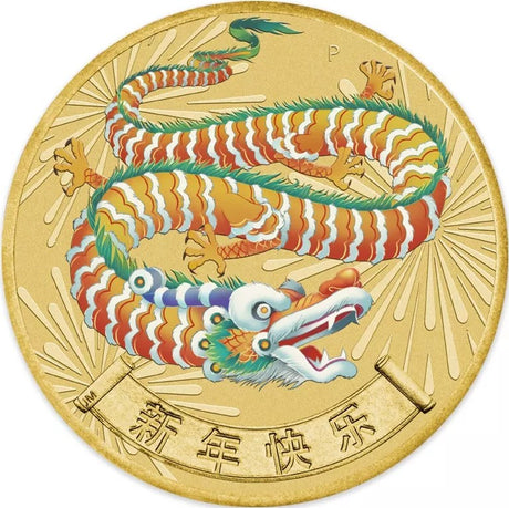 Tuvalua 2025 $1 HAPPY CHINESE NEW YEAR  Stamp and Coin Cover PNC PERTH MINT