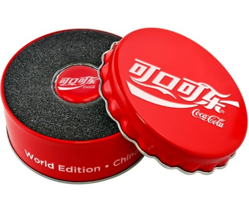Fiji 2020 $1 Coke Coca-Cola Bottle Cap China Edition 6g Silver Proof