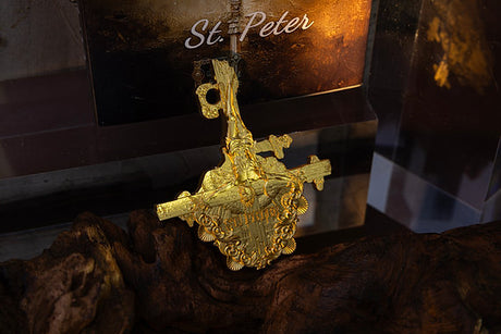 Cameroon 2025 2000 Francs CFA Crucifixion of St Peter - 12 Apostles Series 2oz Gilded Silver Coin 199 Made