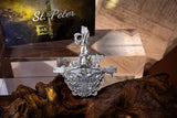 Cameroon 2025 2000 Francs CRUCIFIXION of ST. PETER - 12 Apostles Series 2oz Antiqued Silver Mintage:199