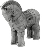Cameroon 2026 2000 CFA Trojan Horse Shadows of Myths 2oz Antique Silver 3D shaped Coin LEFT SIDE