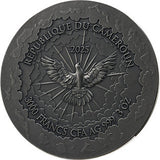 Cameroon 2026 3000 Francs CFA  VERSUS - HEAVEN & HELL 3oz Gold Plated .999 Silver Obverse