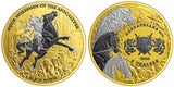 The Obverse and Reverse of Carpathians 2026 5 Thalers Black Horse Ennobling Bullion 1 oz Silver Coin