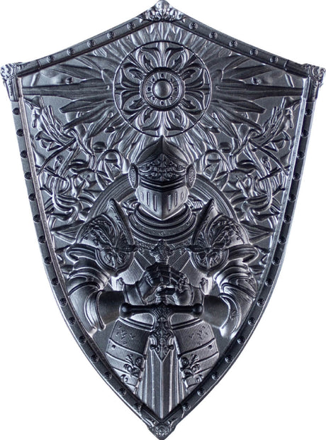 KOMSCO  South Korea 2024 The Crusader’s Shield 2 oz Silver Ultra High Relief Antiqued Stacker