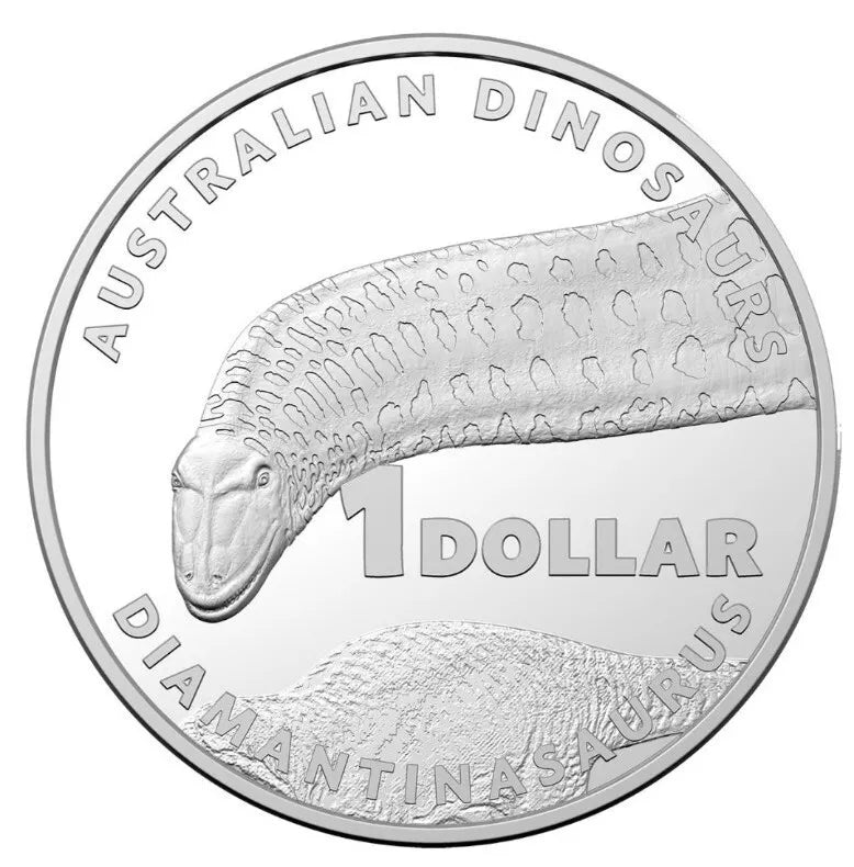 Australia 2022 $1 DINOSAURS .999 Silver Proof four-Coin Set Limited Edition of 1000
