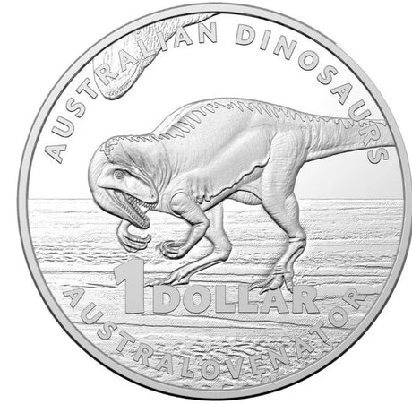 Australia 2022 $1 DINOSAURS .999 Silver Proof four-Coin Set Limited Edition of 1000