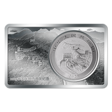 People's Republic of China PRC 2025 - / 10 Yuan THE CHINESE BULLION DRAGON COIN IN BAR 2 + 1oz Silver 2025 Made