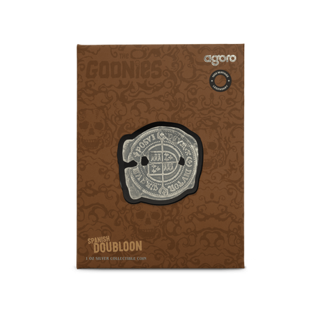 Niue 2025 $2 The Goonies Spanish Doubloon 1 oz .999 Silver Antiqued ^HUGE 51.5mm*