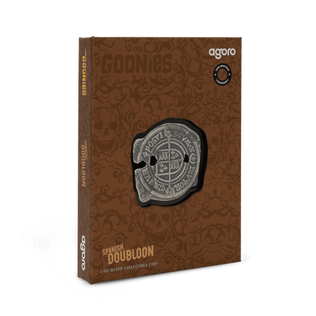 Niue 2025 $2 The Goonies Spanish Doubloon 1 oz .999 Silver Antiqued ^HUGE 51.5mm*