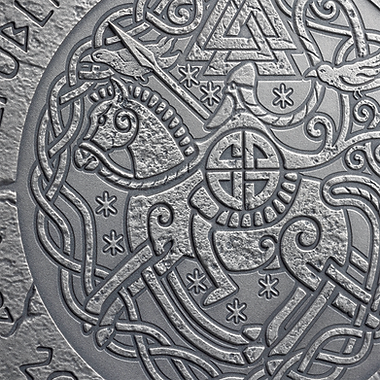 Cameroon 2024 2000 Francs CFA FREYDIS EIRIKSDOTTIR - The Way to Valhalla - 2 oz .999 Silver Coin