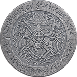 Cameroon 2024 2000 Francs CFA FREYDIS EIRIKSDOTTIR - The Way to Valhalla - 2 oz .999 Silver Coin