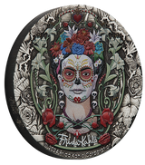 Tuvalu 2024 $2 Frida Kahlo - 2oz Silver Antiqued Coloured Coin