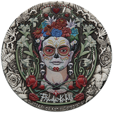 Tuvalu 2024 $2 Frida Kahlo - 2oz Silver Antiqued Coloured Coin