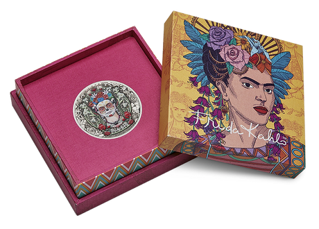 Tuvalu 2024 $2 Frida Kahlo - 2oz Silver Antiqued Coloured Coin
