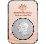Australia Kangaroo 2024 $1 1oz Silver Frosted Uncirculated Coin