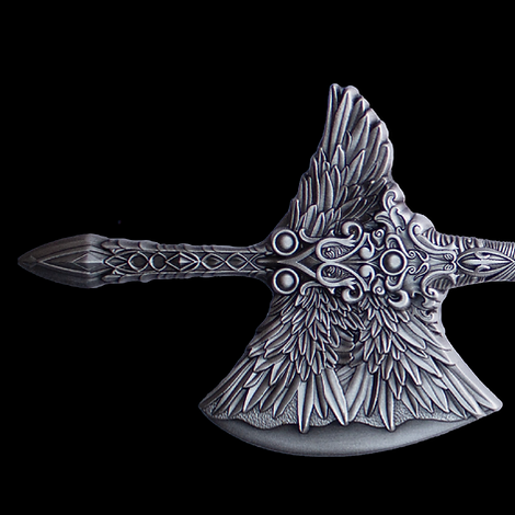 KOMSCO South Korea 2024 The Halberd of the St. Raphael 2.5 oz .999 Antique Silver Ag Stacker