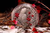 Gabon 2025 3000 Francs CFA Greater Thorn Bird 3oz .999 Antique Silver High relief Box Detail Detail UHR Banner Banner 2 Reverse