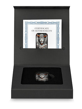 Germania Mint 2024 Goddesses: GEFION- 2 oz 999.9 Antique Silver Cast Bar