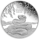 Australia 2025 50 Cents Year of the Snake 1/2oz Silver Proof Coin Perth Mint