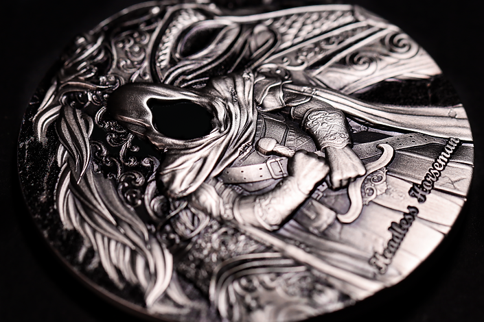 Cameroon 2025 2000 Francs  HEADLESS HORSEMEN - Chronicles of Enchantment: European Legends 2oz .999 Silver