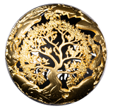 Samoa 2025 $5 NATURE AND TECHNOLOGY 2 Oz .999 Antiqued Silver Filigree Spherical Coin