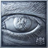 KOMSCO Chad 2024 10000 Francs CFA Lady Godiva 2 oz .999 Silver Antique Display Case & Hard Cover 999 Minted