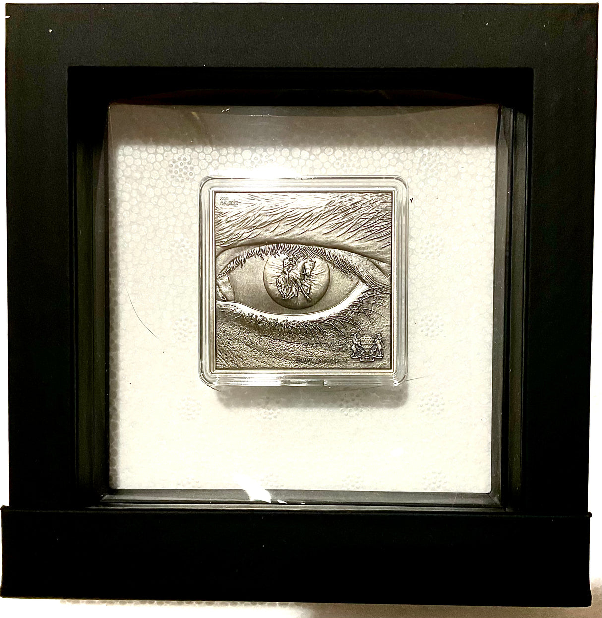 KOMSCO Chad 2024 10000 Francs CFA Lady Godiva 2 oz .999 Silver Antique Obverse