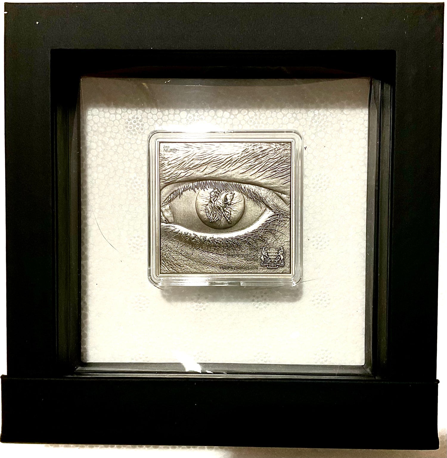 KOMSCO Chad 2024 10000 Francs CFA Lady Godiva 2 oz .999 Silver Antique Obverse