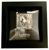 KOMSCO Chad 2024 10000 Francs CFA Lady Godiva 2 oz .999 Silver Antique Reverse