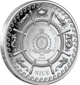 Niue 2023 $5 The Kraken 2oz .999 Silver Proof Coin 750 Minted Certificate # 200