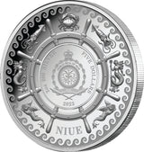 Niue 2023 $5 The Kraken 2oz .999 Silver Proof Coin 750 Minted Certificate # 200
