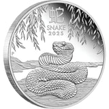 Australia 2025 Australian Lunar Series III Year of the Snake 1oz .9999 Silver Proof Coin Perth Mint