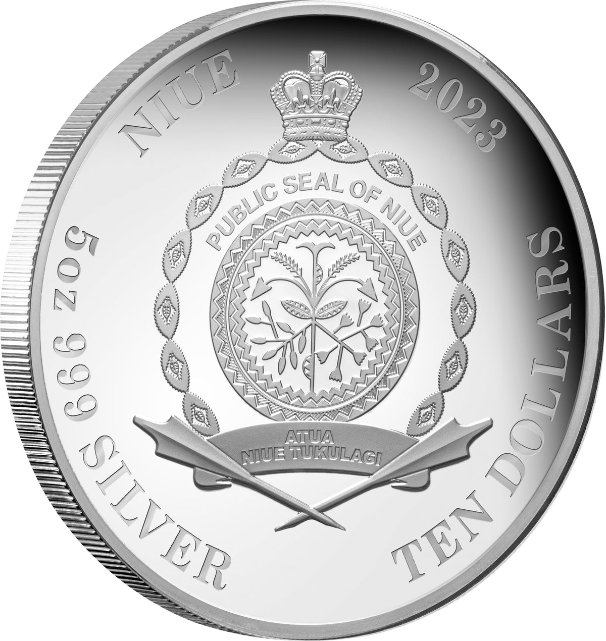 Niue 2023 $10 Australia’s Funnel-Web Spider Ultra High Relief 5oz .999 Silver Proof Coin 500 Minted 65mm
