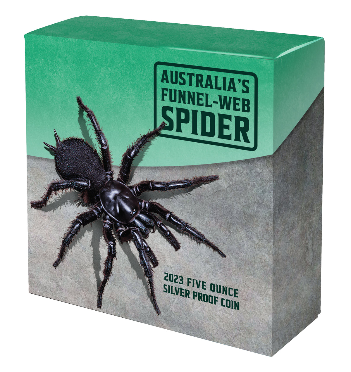 Niue 2023 $10 Australia’s Funnel-Web Spider Ultra High Relief 5oz .999 Silver Proof Coin 500 Minted 65mm