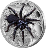 Niue 2023 $10 Australia’s Funnel-Web Spider Ultra High Relief 5oz .999 Silver Proof Coin 500 Minted 65mm