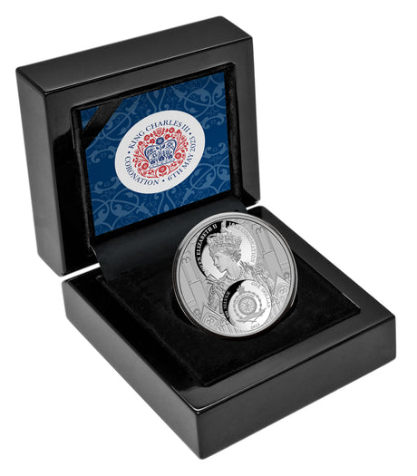 Niue 2023 $1 King Charles III Coronation 1oz .999 Silver Proof Coin