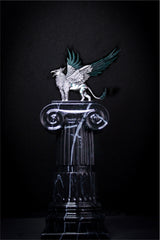 PRE -ORDER KOMSCO South Korea 2025 Mythical Beasts The Griffin 2 oz .999 Antiqued Silver Shaped Colorized Stacker