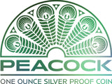 Niue 2024 $1 Peacock 1oz .999 Gold-plated Silver Proof Coin